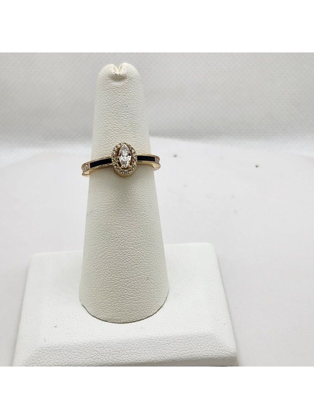 Brand New Sterling Silver 925 Oval Shape Gemstone Enamel Ring